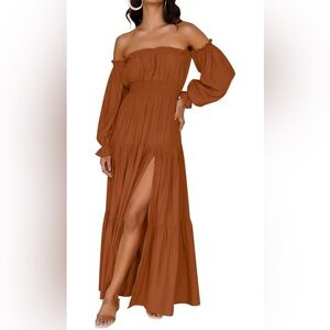 Off the shoulder Maxi Dress